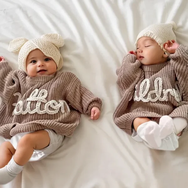 Personalized Baby Name Sweater