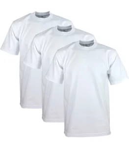 Pro Club Men's 3-Pack Heavyweight Cotton Short Sleeve Crew Neck T-Shirt - Image 2