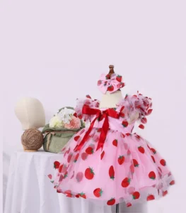 Fluffy Pink Baby Dress