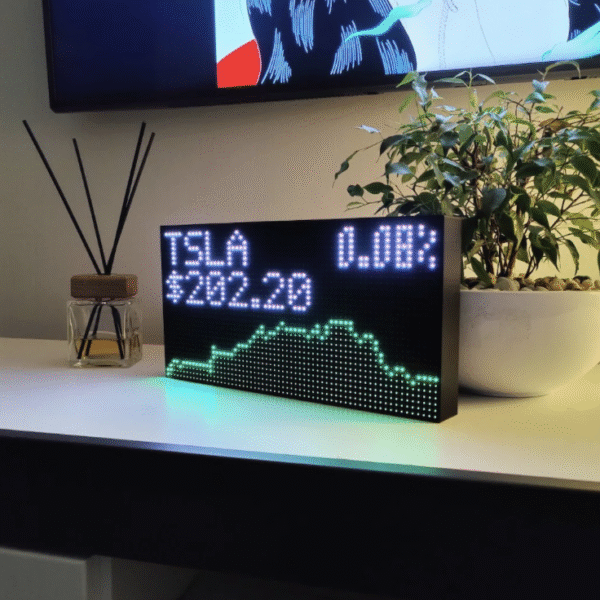 Local taxes included (where applicable) Stock Ticker Forex Crypto LIVE Price WiFi LED Display