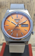 Sale ends in 6 days Local taxes included (where applicable) Rare vintage Seiko 5 sports automatic day date movement number 7009A japan made men's watch - Image 2