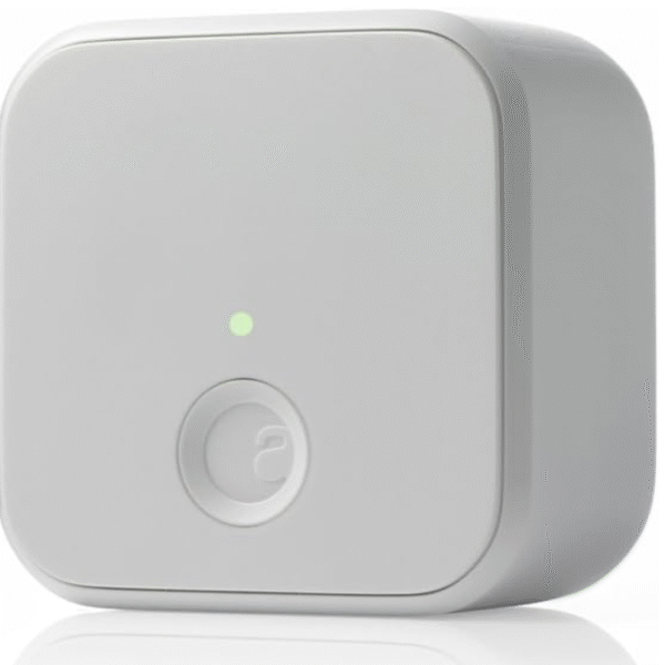 August Home Connect Wi-Fi Bridge, Remote Access, Alexa Integration for Your August Smart Lock, white, 1.5 x 2.4 x 2.4"