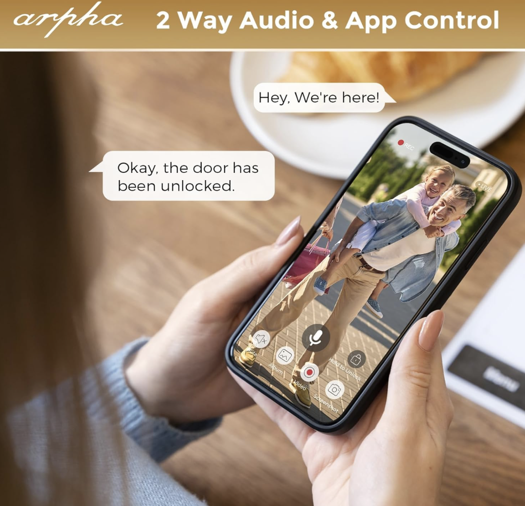 Screenshot-2025-09-21-at-1.35.27-AM-2 WiFi Smart Door Lock, 5-in-1 Fingerprint Keyless Entry Door Lock, Two-Way Audio, Dual Motion Sensors, App Remote Control, Keypad Code, IP65 Waterproof - Image 4