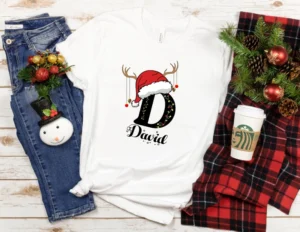 Monogrammed Family Christmas Shirt - Image 7