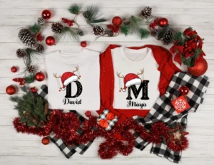 Monogrammed Family Christmas Shirt - Image 2