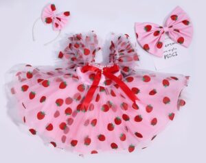 Fluffy Pink Baby Dress - Image 4