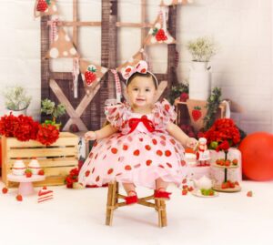 Fluffy Pink Baby Dress - Image 2
