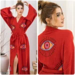 Cotton Muslin Kimono Robe - Image 5