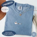 Embroidered Coffee and Cigs Shirt - Image 2