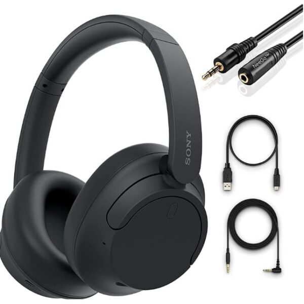 Sony Wireless Noise Cancelling Over The Ear Headphones with Mic + Neego CableSony Wireless Noise Cancelling Over The Ear Headphones with Mic + Neego Cable Price: $126.37 /PC Discount Price: $121.37 /PC   Item specifics Condition New: A brand-new, unused, unopened, undamaged item in its original packaging (where packaging is ... Read moreabout the condition Features Wireless UPC 0027242922723 Brand Sony Form Factor Headband Type Ear-Cup (Over the Ear) Number of Earpieces Double Wireless Technology Bluetooth Color Black Model WH-XB910N Connectivity Bluetooth MPN WH-XB910N Cable Length 1.2 m Impedance 48 ohm About this product Product Identifiers Brand Sony MPN WH-XB910N UPC 0027242922723 Model WH-XB910N eBay Product ID (ePID) 25050682632 Product Key Features Color Black Wireless Technology Bluetooth Connectivity Bluetooth Impedance 48 ohm Form Factor Headband Cable Length 1.2 m Number of Earpieces Double Type Ear-Cup (Over the Ear) Item description from the seller About this item Headphones that cancel out the world - Whether you're taking a long-haul flight or commuting to work, the Automatic Artificial Intelligence Noise Canceling function (AINC) constantly analyzes environmental ambient sound components and automatically selects the most effective noise-canceling mode for your surroundings. Take control of what you hear with Dual Noise Sensor Technology - Dual microphones feeding forward and backward mean the WH-CH710N headphones catch more ambient sounds than ever before. So, whether you're trying to block out city traffic or office chatter, you'll be able to get completely lost in whatever you're listening to. NFC One-touch for instant music - Near Field Communication (NFC) lets you start streaming your music with just one touch. Simply touch your selected NFC-enabled device on the on-body N-mark for a quick and easy connection. Customize your sound - Ambient Sound mode puts you in complete control of your listening experience. Switch it on, and you'll be able to listen to your music, while still hearing the essential everyday sounds that keep you safe, like traffic noise and transport announcements. Quick charging - A built-in Li-ion battery means that you can listen to up to 35 hours of audio on a single charge. Plus, with quick charging, you get 60 minutes of playback from just 10 minutes of charging.v
