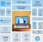 HP 14 Ultrabook Laptop Computer 2025 Premium Lifetime Office 2024, Copilot AI, 8-Core Intel Core i3, 8GB RAM, 756GB Storage (256GB SSD + 500GB Ext), Wi-Fi 6, Long Battery, Win 11 Pro, HubxcelAccessory - Image 2
