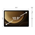 Samsung Galaxy Tab S9 FE 10.9 Tablet, 128GB, Silver, Water and Dust Resistant, Long-Lasting Battery, S Pen Included - Image 5