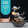 Homedics Tabletop Water Fountain, Home Décor Soothing Sound Machine - Automatic Pump, Deep Basin & Natural River Rocks. - Image 2