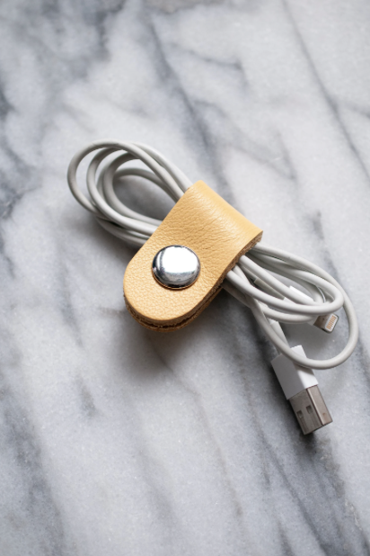 Screenshot-2025-09-17-at-5.10.30-AM-15 Single Leather Cord Wraps Cable Organizer Headphone Cord Keeper Tie , Organizer Charge Cable Holder , Small Christmas Gift For Her - Image 2