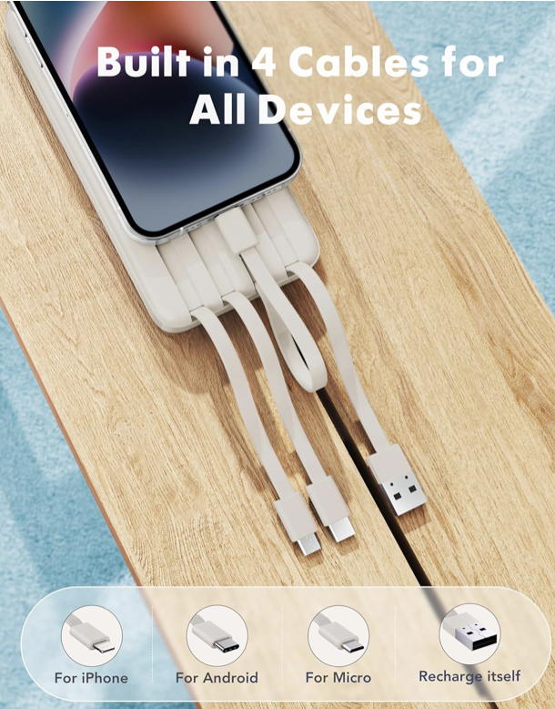 Screenshot-2025-09-18-at-2.19.03-AM-28 charmast Portable Charger with Built in Cables, Power Bank with Cords Wires, Slim 10000mAh Travel Battery Pack 6 Outputs 3 Inputs 3A Fast Charging for Samsung Google Pixel LG Moto iPhone iPad - Image 3