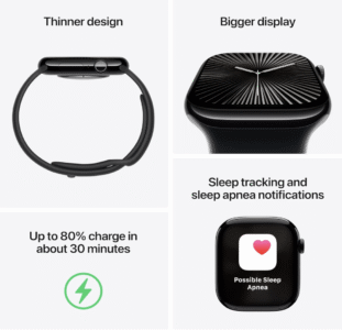 Apple Watch Series 10 [GPS 46mm case] Smartwatch with Rose Gold Aluminum Case - Image 3