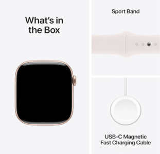 Apple Watch Series 10 [GPS 46mm case] Smartwatch with Rose Gold Aluminum Case - Image 2