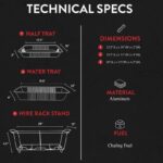 Alpha Living Disposable Chafing Buffet Set for Events, Parties, Catering | Complete Chafing Dish Set with Utensils, Covers, 6Hr Fuel Cans - Image 2