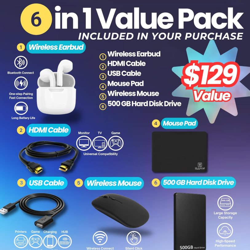 photo_2025-09-21_04-02-15-16 HP 14 Ultrabook Laptop Computer 2025 Premium Lifetime Office 2024, Copilot AI, 8-Core Intel Core i3, 8GB RAM, 756GB Storage (256GB SSD + 500GB Ext), Wi-Fi 6, Long Battery, Win 11 Pro, HubxcelAccessory - Image 4