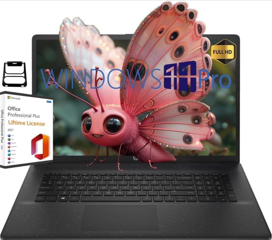 photo_2025-09-21_04-04-44-85 Business Laptop Computer, 17.3 IPS Anti-Glare FHD Display, Microsoft Office 2021 Included, Intel 10 Cores i7, 12th Gen,Intel Iris Xe,Fast Charge, USB Type C, Windows 11, Black (64GB RAM | 1TB SSD) - Image 2