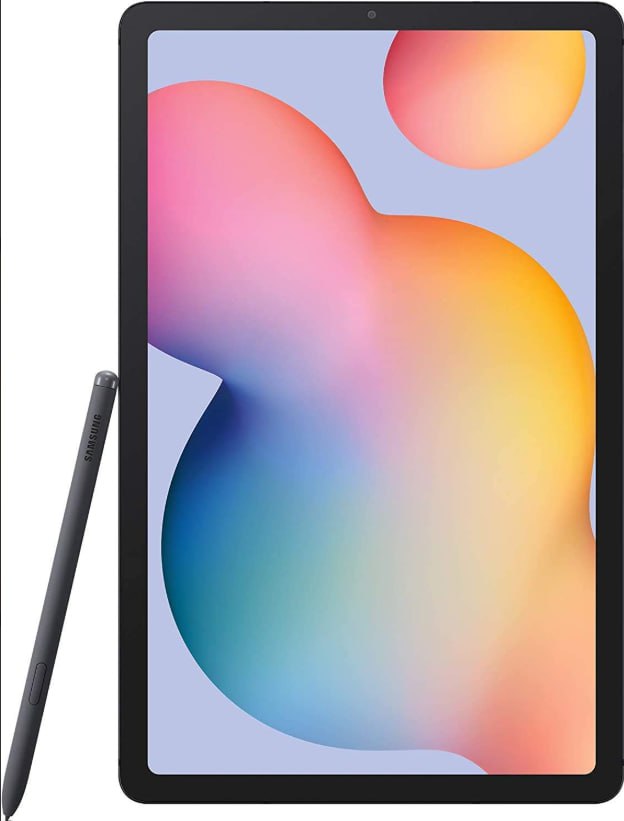 SAMSUNG Galaxy Tab S6 Lite 10.4’’ Touchscreen 2000x1200 WiFi Tablet with S Pen and Cover
