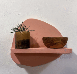 Decorative Shelf, Floating Shape, Colorful Wavy Shelves, Wall Storage - Image 2