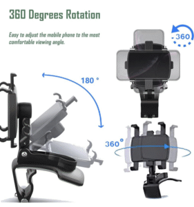 Universal Car Phone Holder Mount,360 Degrees Rotation Dashboard Phone Holder [Upgrade Clip Never Fall],car Phone Mount for iPhone,Samsung,Google,Nokia,and 4 to 7" SmartphonesUniversal Car Phone Holder Mount,360 Degrees Rotation Dashboard Phone Holder [Upgrade Clip Never Fall],car Phone Mount for iPhone,Samsung,Google,Nokia,and 4 to 7" Smartphones - Image 3