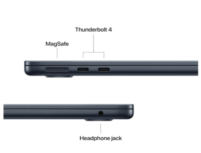 Apple 2025 MacBook Air (13.6 inch, Apple M4 chip with 10-core CPU and 8-core GPU, 16GB Unified Memory, 256GB) - Image 3