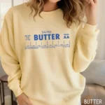 Salted Butter Sweatshirt, Comfort Colors® Stick Of Butter Sweater, Funny Baker Gift, Baking Shirt, Foodie Chef Shirt, Butter Lover Gift