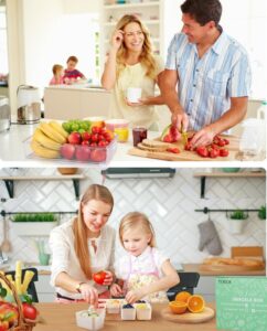 Snackle Box Container, Dishwasher Safety - Divided Serving Tray with Lid and Handle, Charcuterie Board for Portable Snack Platters - Clear Organizer for Fruits Snacks,Perfect for Road Travel 81% of respondents would recommend this to a friend - Image 3